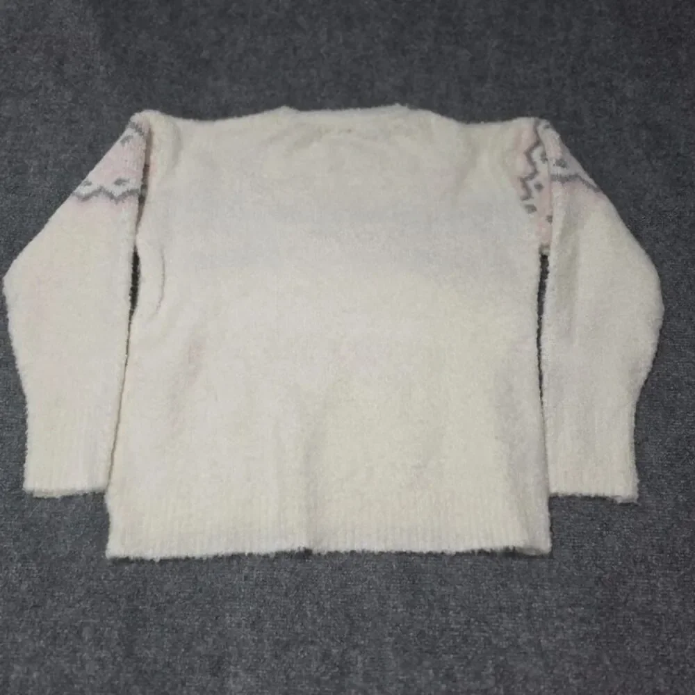 XL 14 Girls Fuzzy knit sweater